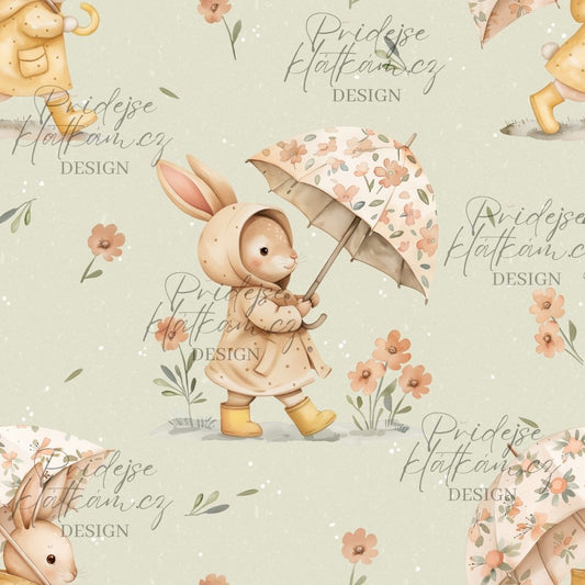 Softshell - Králíček v dešti