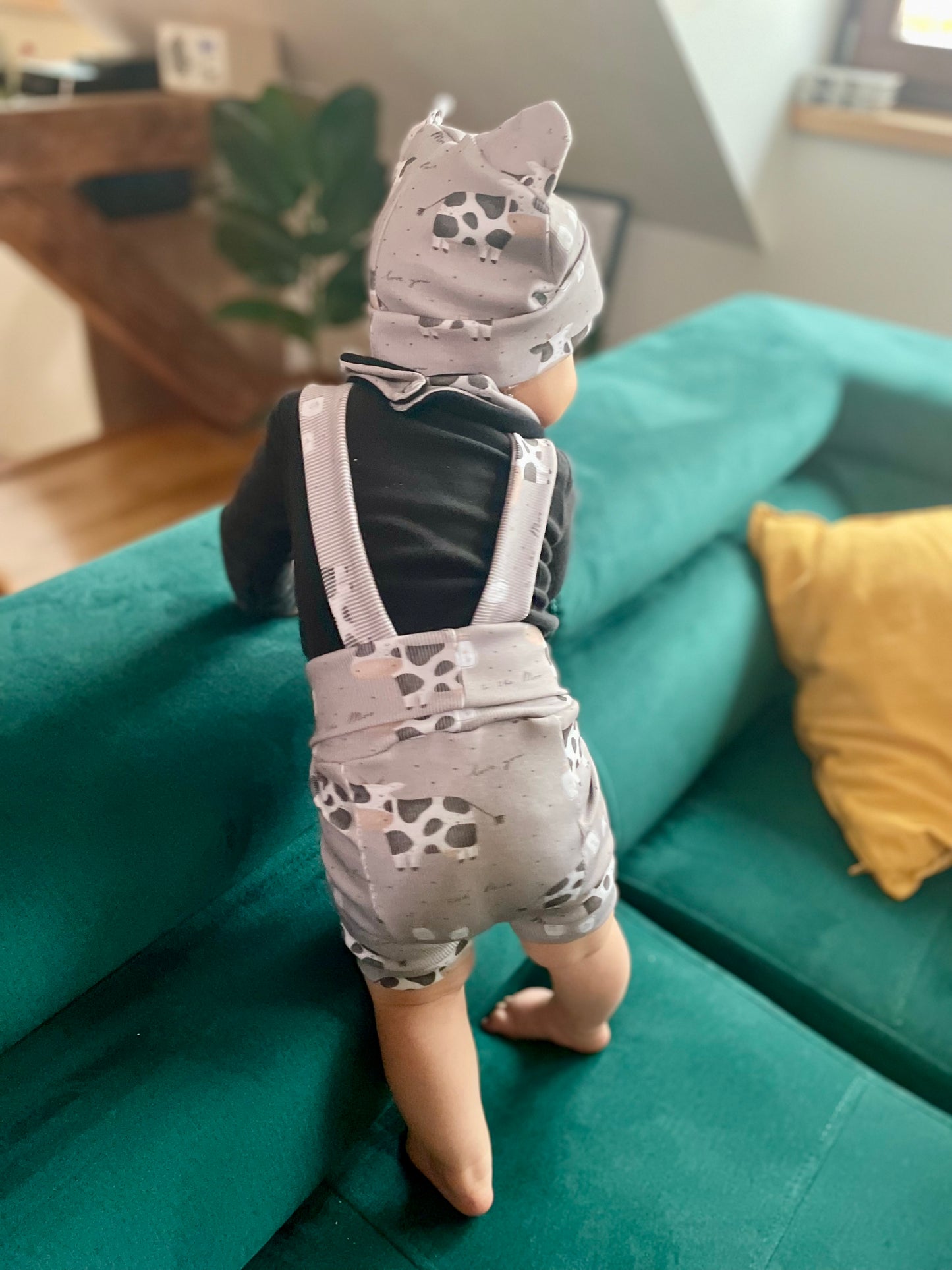 Žebrovaný úplet - Kravičky Búú