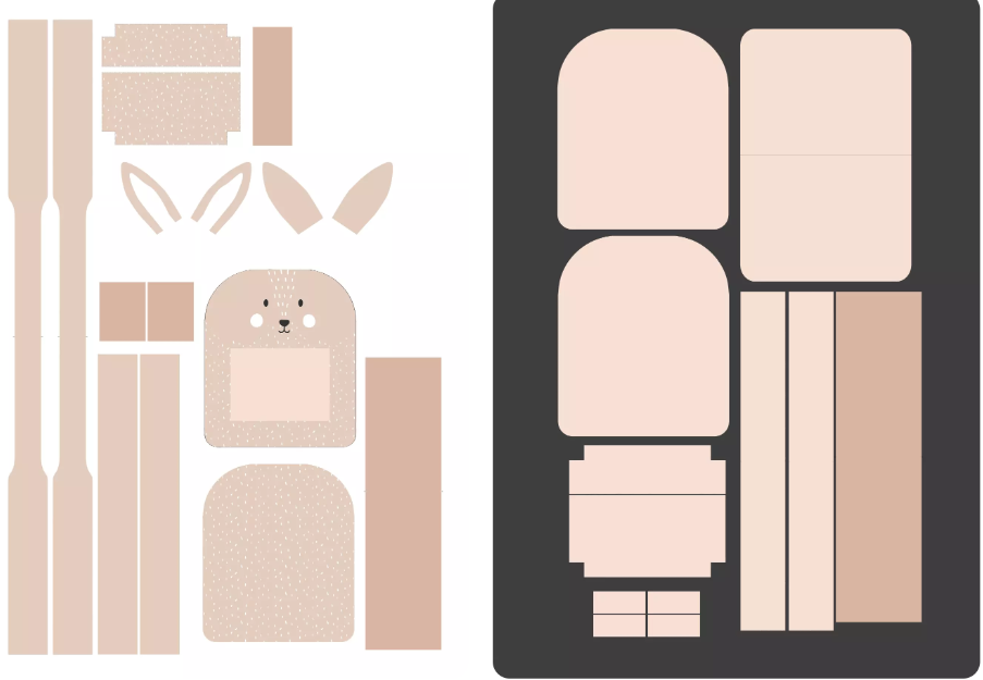 Panel na zvířátkový baťoh