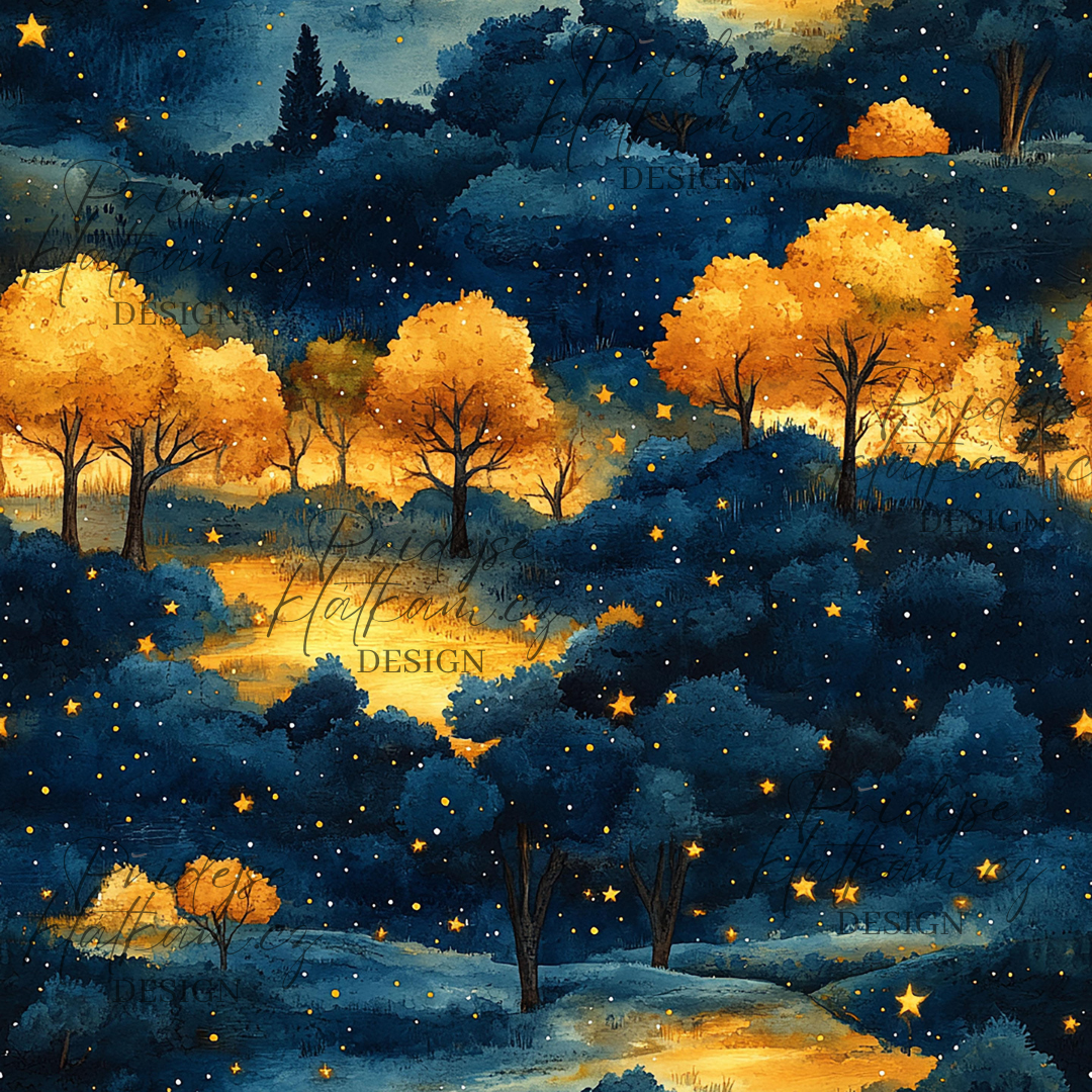 Teplákovina - Třpytivé zlaté stromy