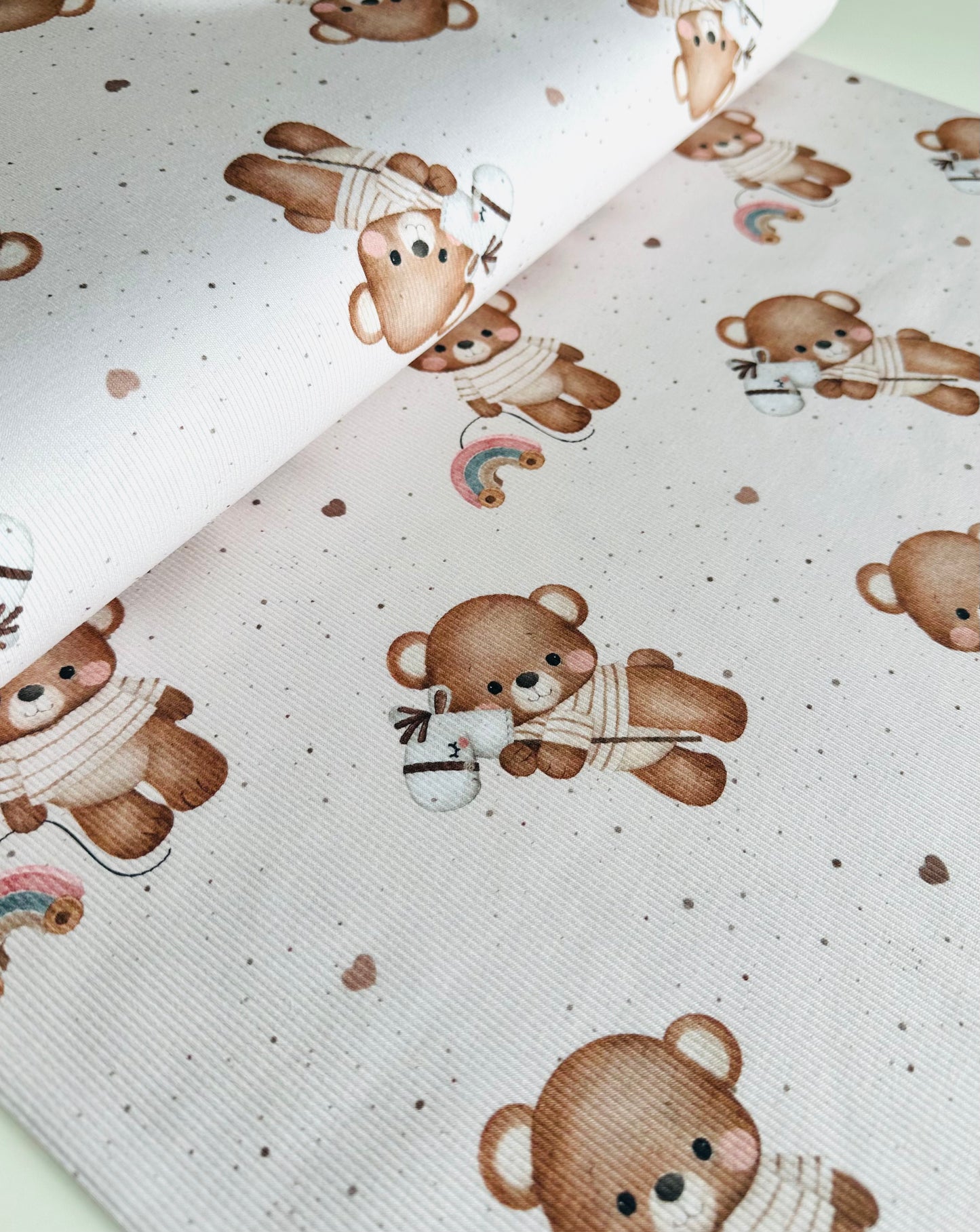 Teplákovina - Medvídek s hračkou