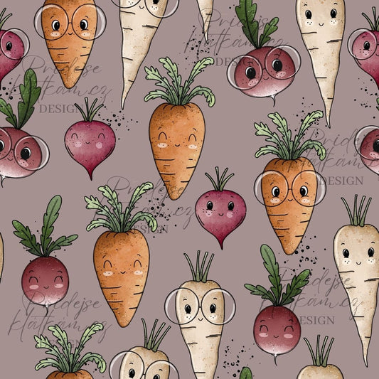 Žebrovaný úplet -  Kořenovka (menší formát)