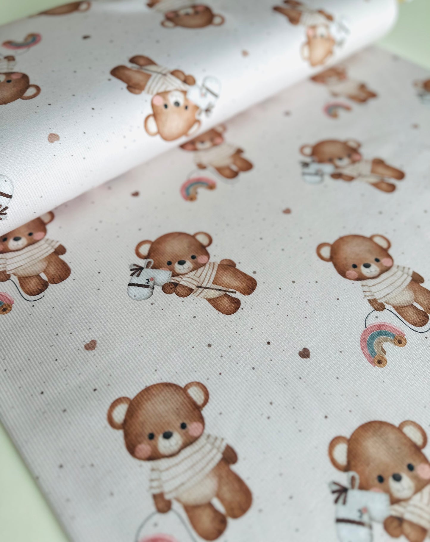 Teplákovina - Medvídek s hračkou