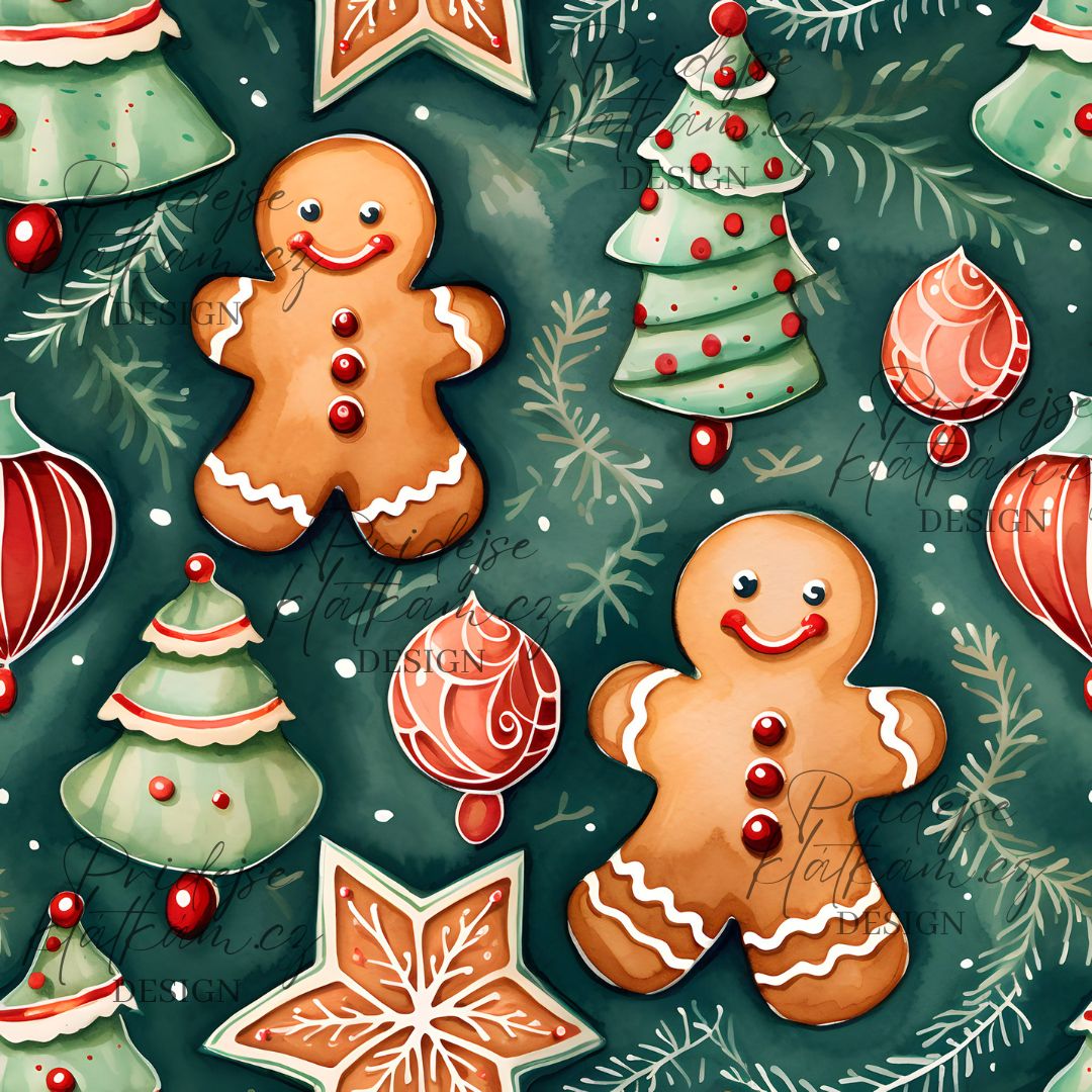 Teplákovina - Perníček a stromečky