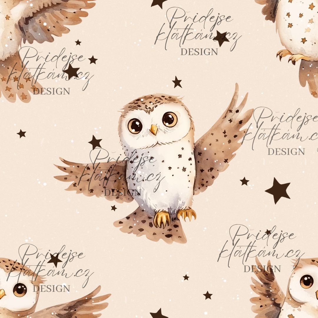 Teplákovina - Sova Hedvika